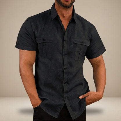 Lewys - Bequemes Button-Down-Poloshirt