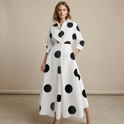 Laverne - Elegantes, leger geschnittenes Midikleid