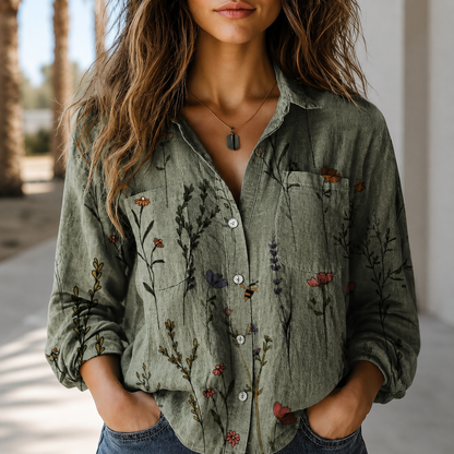 Rhoslyn - Vintage Leichte Bluse