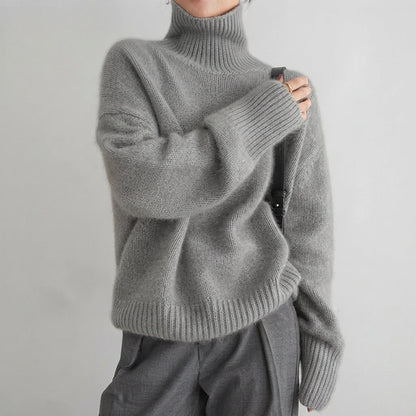 Lea - Eleganter Damen-Rollkragenpullover