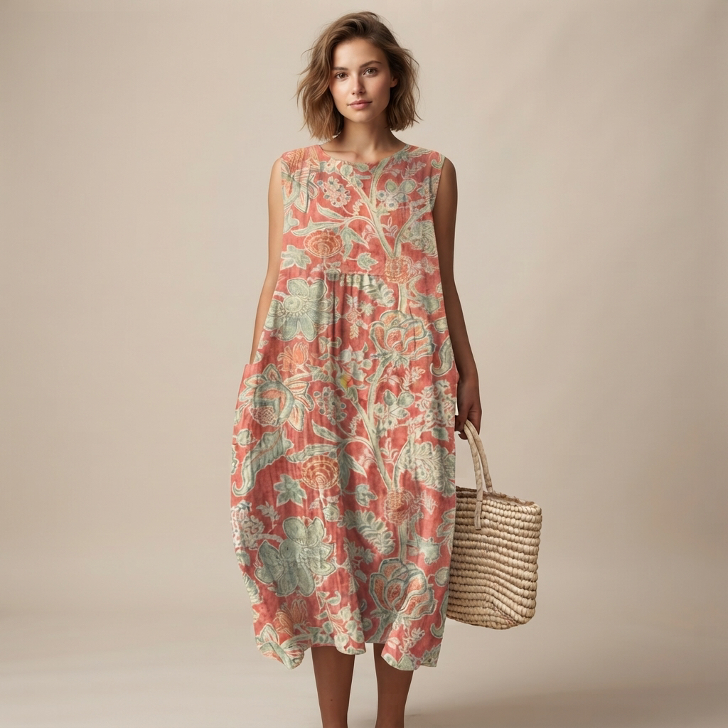 Elisa - Schickes ärmelloses Kleid