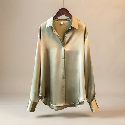 Chazzy - Elegante Glanzbluse