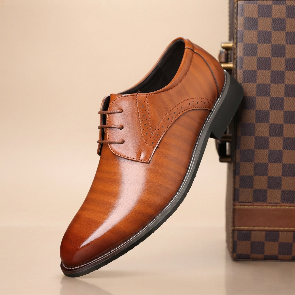 Tristan - Bequeme formelle Schnürschuhe