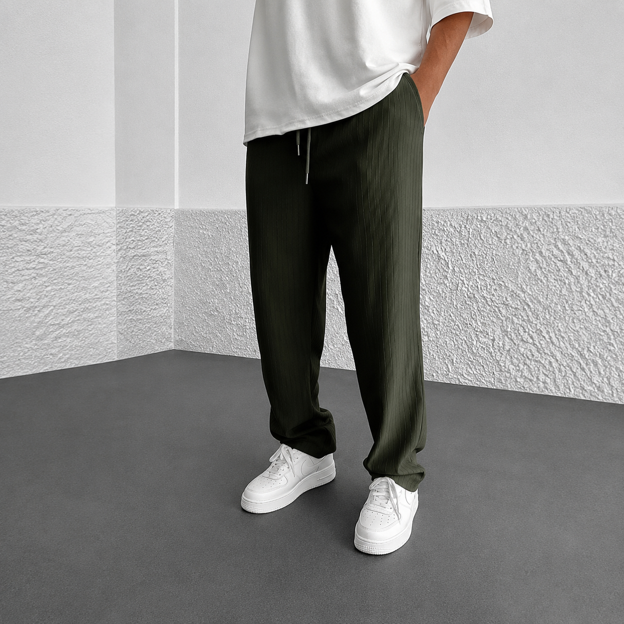 Zeke - Bequeme Hose mit Bindeband
