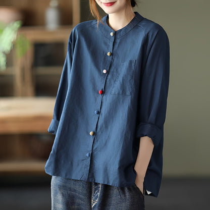 Nellie - Lässige Bluse mit Taschen für Damen