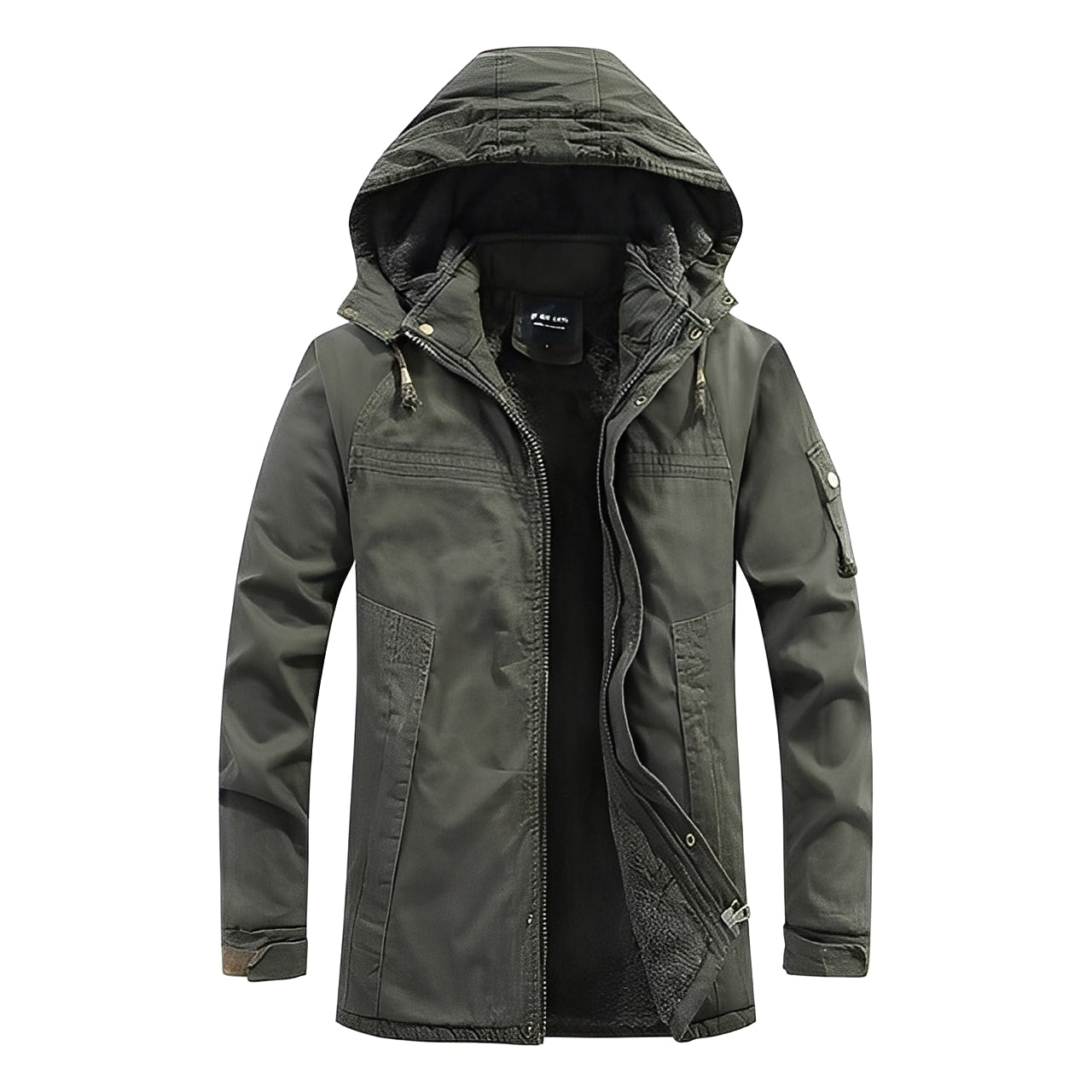 Bryan - Vielseitige Herrenjacke mit Fleecefutter und Kapuze