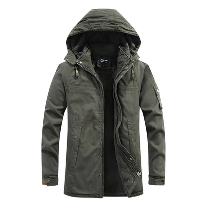 Bryan - Vielseitige Herrenjacke mit Fleecefutter und Kapuze