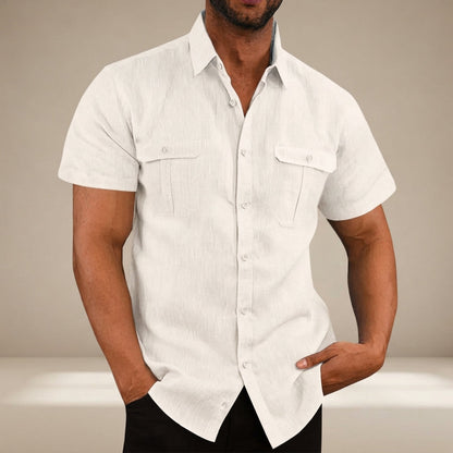 Lewys - Bequemes Button-Down-Poloshirt