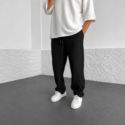 Zeke - Bequeme Hose mit Bindeband