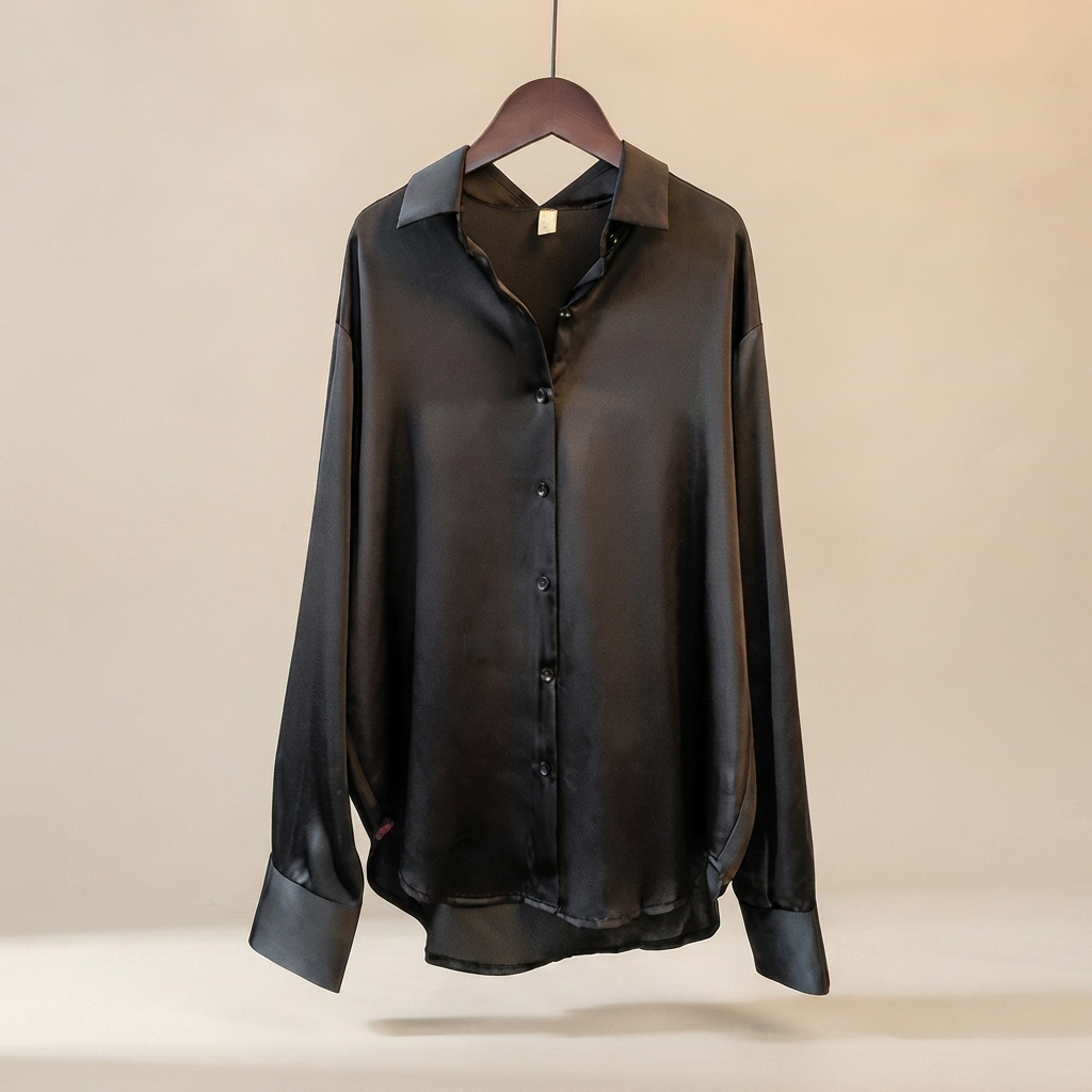 Chazzy - Elegante Glanzbluse