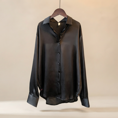 Chazzy - Elegante Glanzbluse
