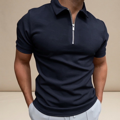 Kesean - Freizeit-Poloshirt mit Halbzip
