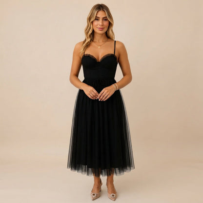 Cynthia - Elegantes und Stilvolles Midikleid