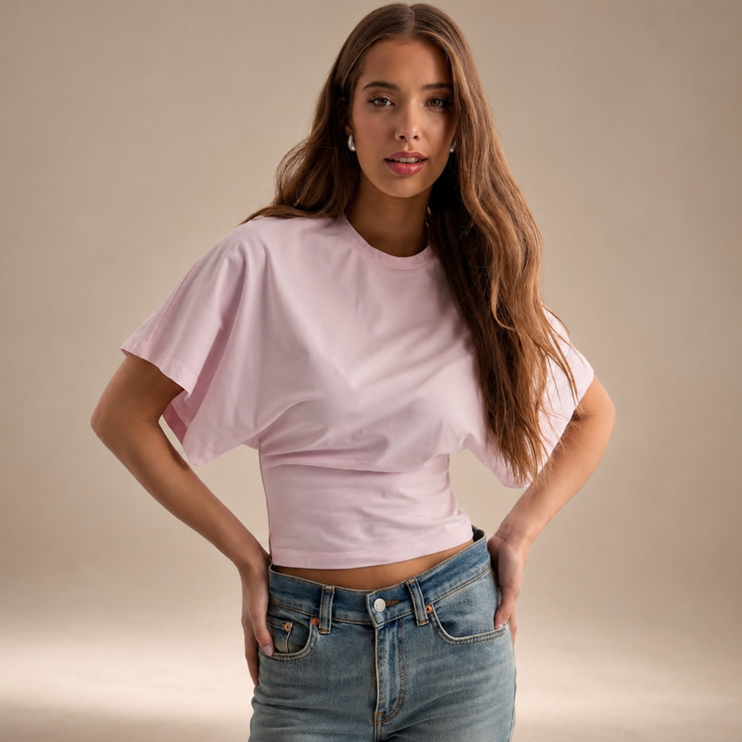 Gwenllian - Bequemes Weitgeschnittenes T-Shirt