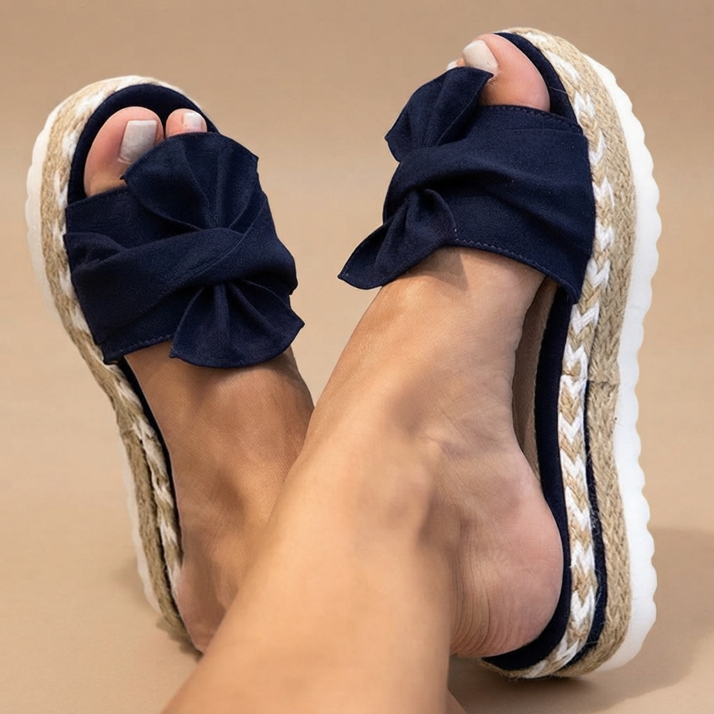Claudia - Stilvolle Sandalen mit Schleife