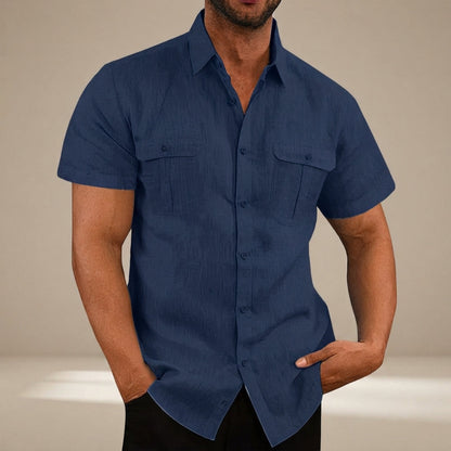 Lewys - Bequemes Button-Down-Poloshirt