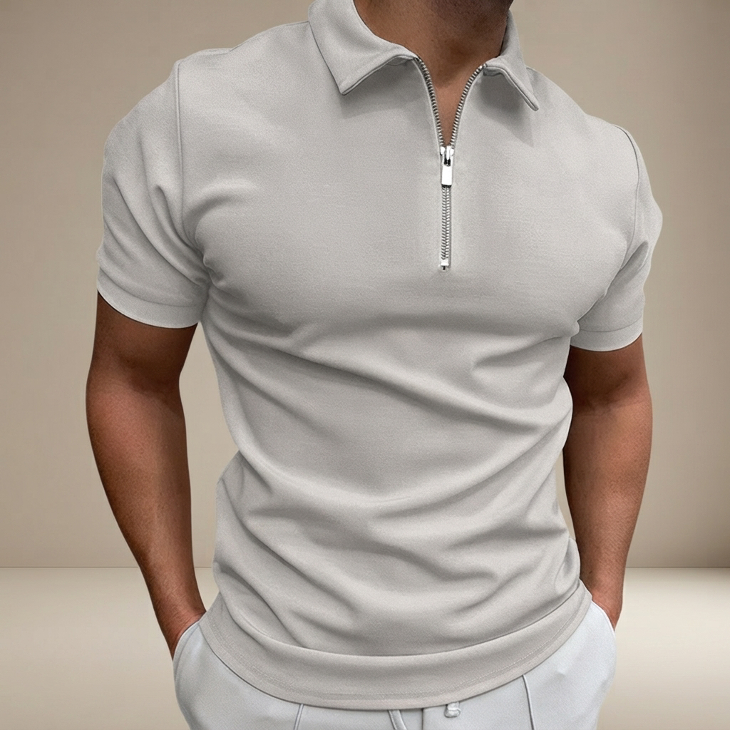 Kesean - Freizeit-Poloshirt mit Halbzip