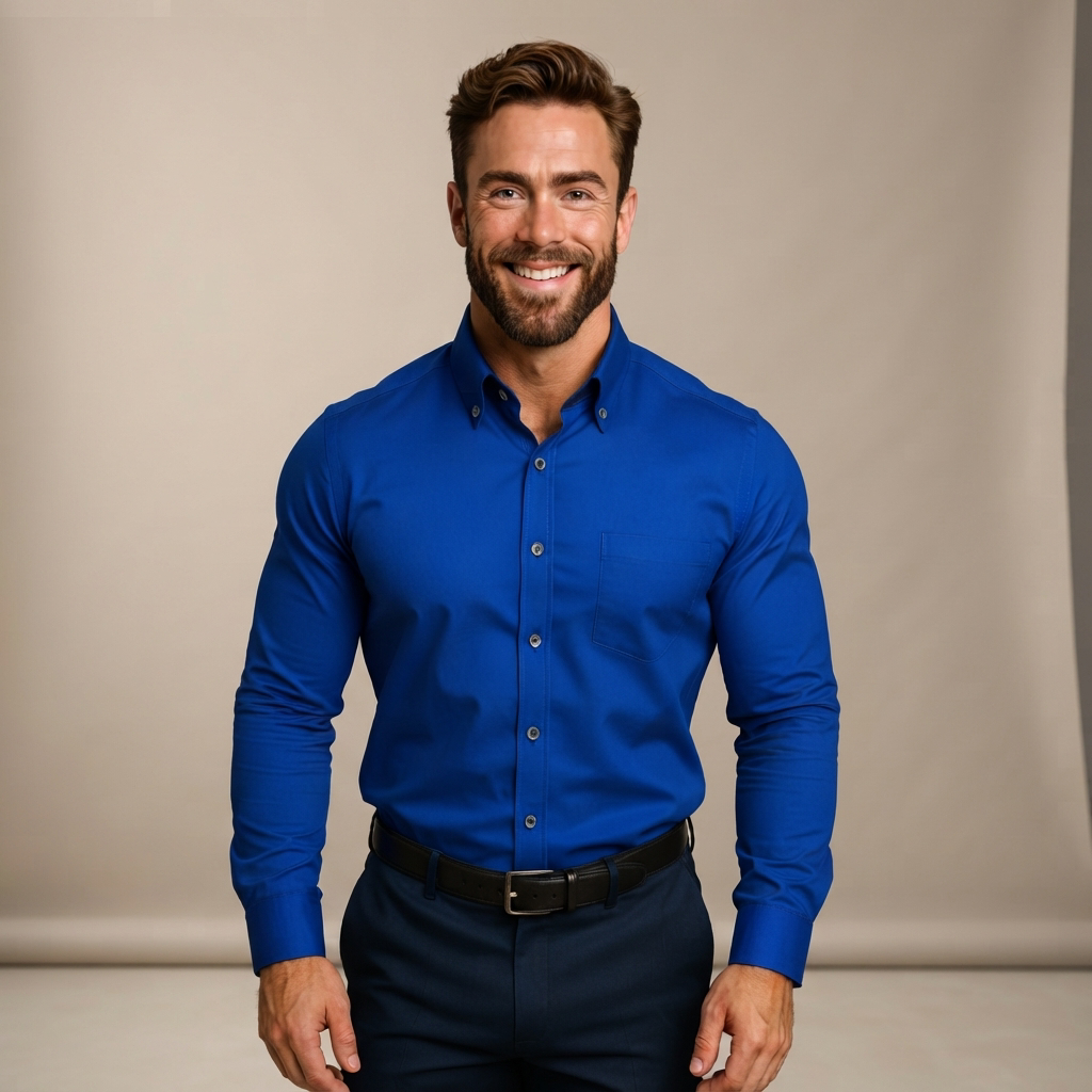 Giovanni - Anpassungsfähiges Langarm-Poloshirt