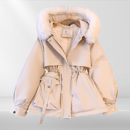 Cloe – Damen-Daunenjacke mit abnehmbarem Kragen