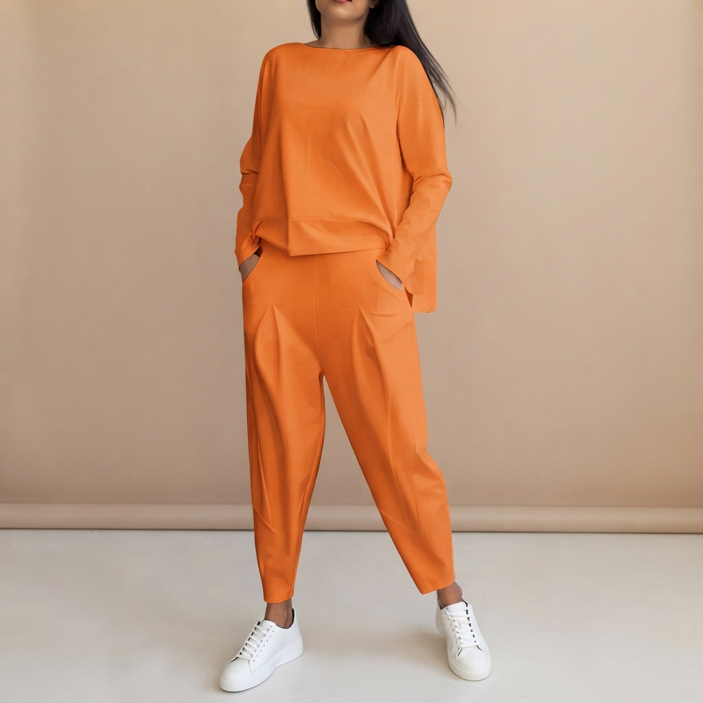 Emilyn - Bequemes Set mit weiter Hose