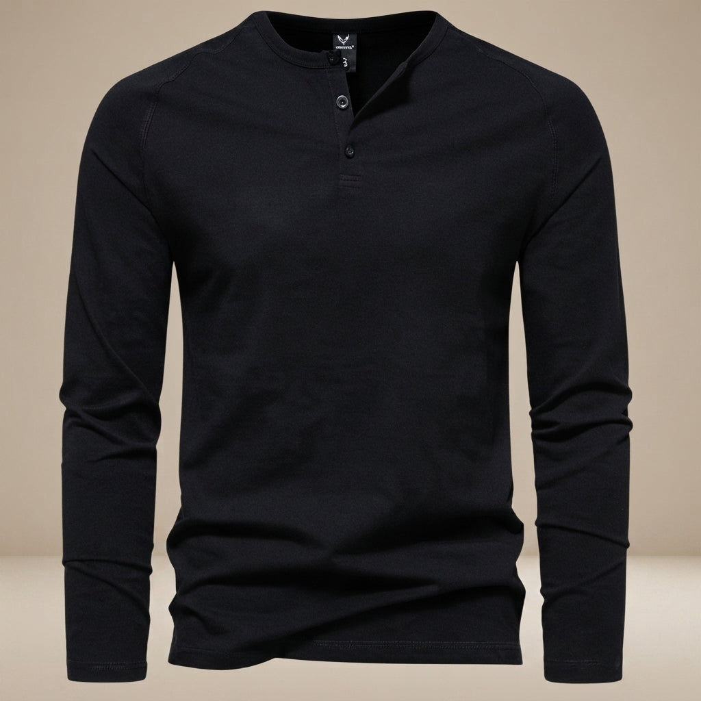 Keyhan - Klassisches Henley-Shirt