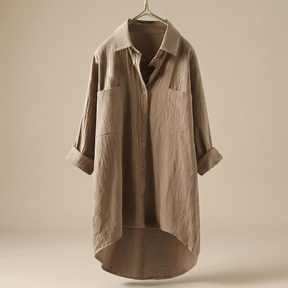 Jacient - Locker geschnittenes Button-Down-Hemd