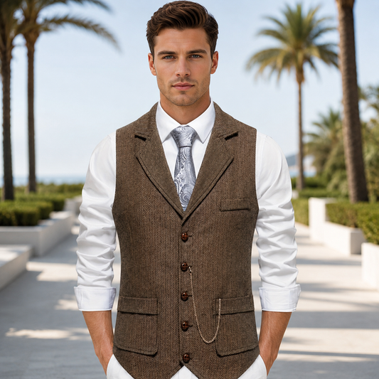 Clayton - Legere Retro-Weste