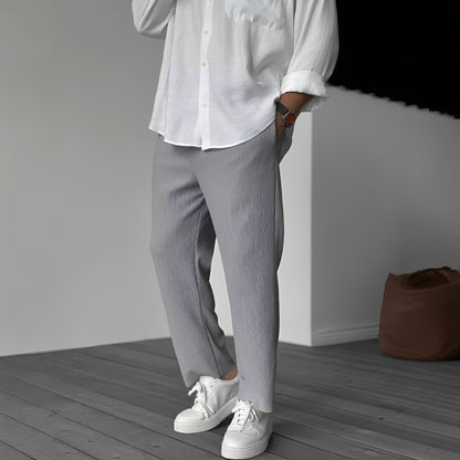 Tristan - Lässige, gerade und weite Hose für Herren