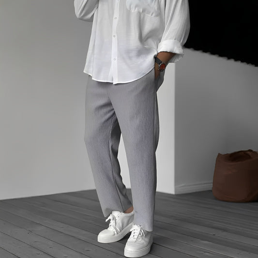Tristan - Lässige, gerade und weite Hose für Herren