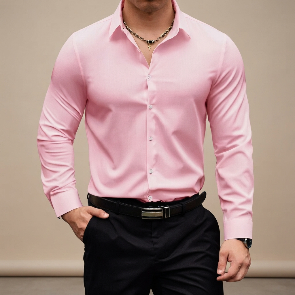 Percy - Bequemes Langarm-Poloshirt