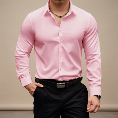Percy - Bequemes Langarm-Poloshirt
