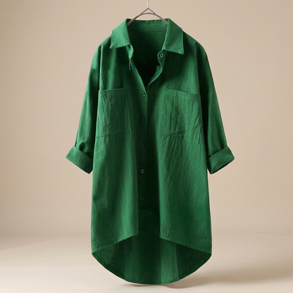 Jacient - Locker geschnittenes Button-Down-Hemd