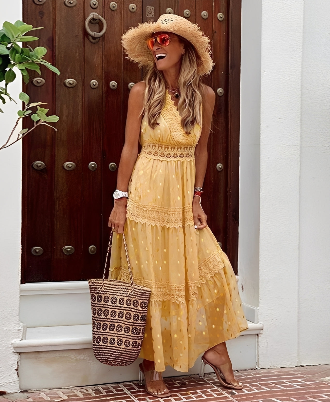 Jesse - Eleganter Maxirock im Boho-Stil für Damen
