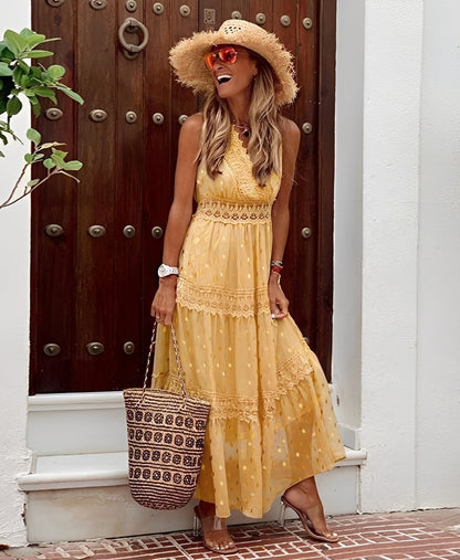 Jesse - Eleganter Maxirock im Boho-Stil für Damen