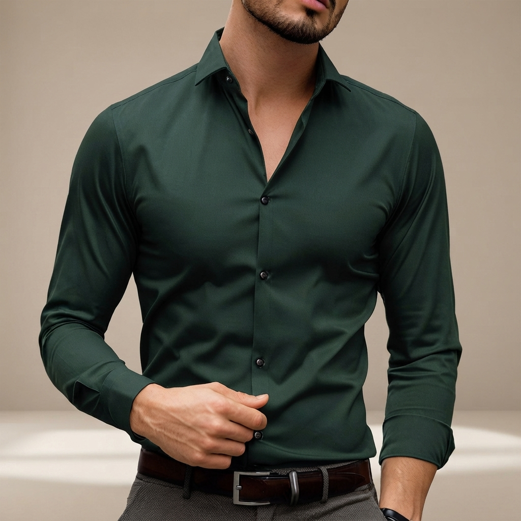 Percy - Bequemes Langarm-Poloshirt