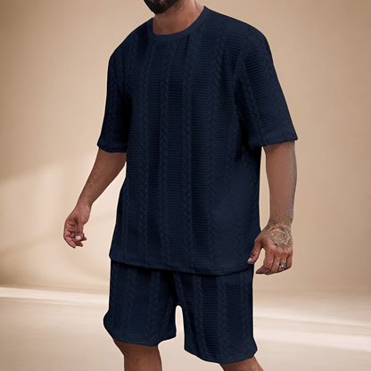 Johnston - Komfortables Set aus Oberteil und Shorts