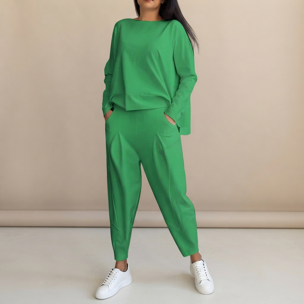 Emilyn - Bequemes Set mit weiter Hose