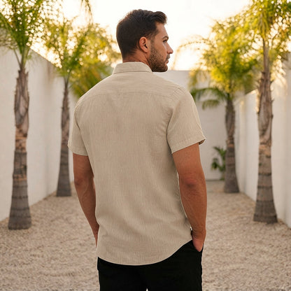 Lewys - Bequemes Button-Down-Poloshirt
