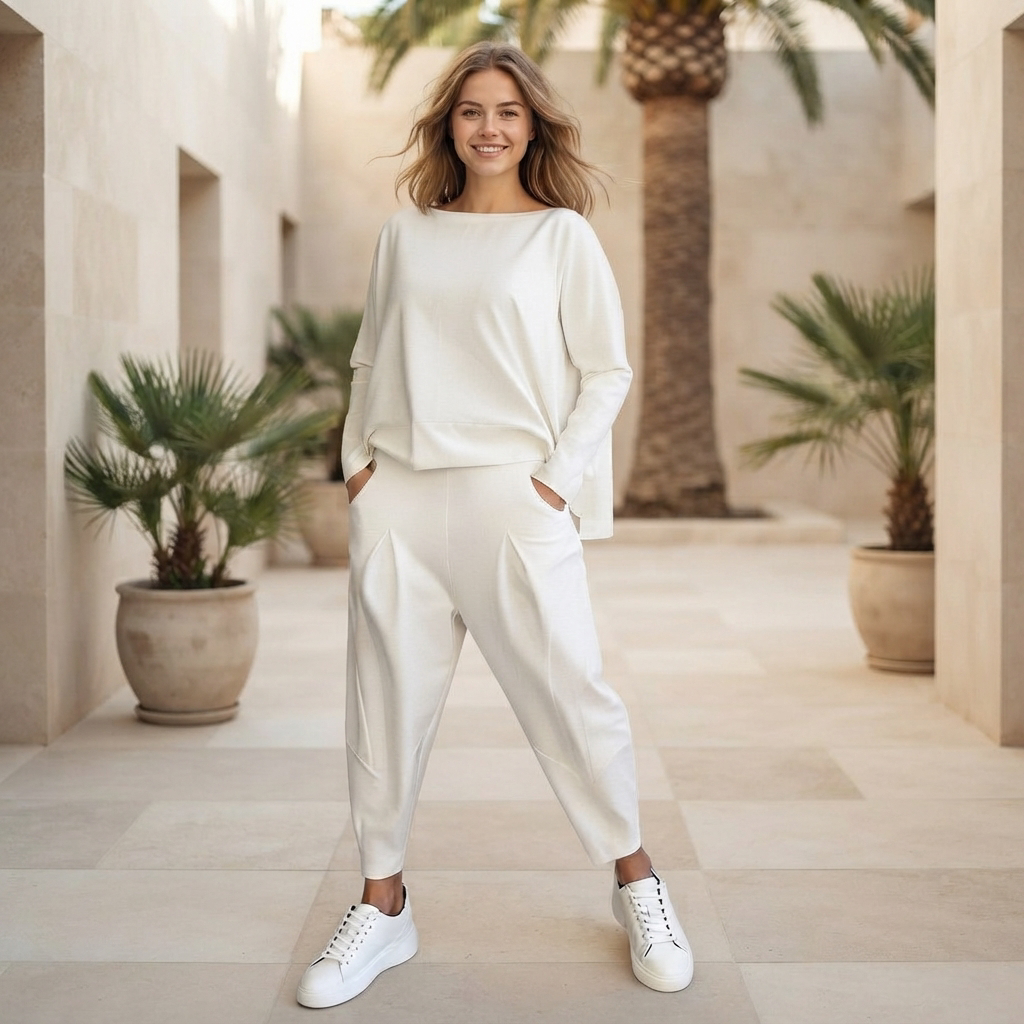 Emilyn - Bequemes Set mit weiter Hose