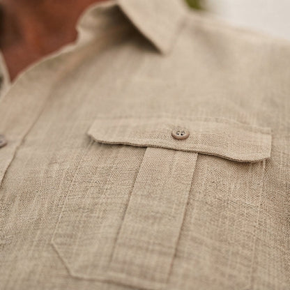 Lewys - Bequemes Button-Down-Poloshirt