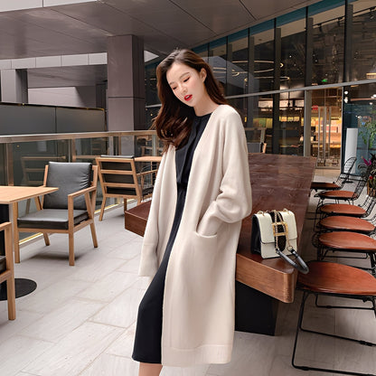 Claudie - Langer klassischer Cardigan für Damen