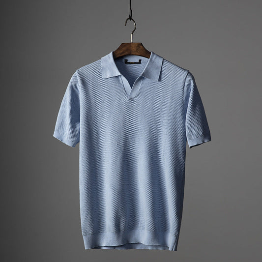 Charlie - Lässiges Polo mit V-Ausschnitt für Herren