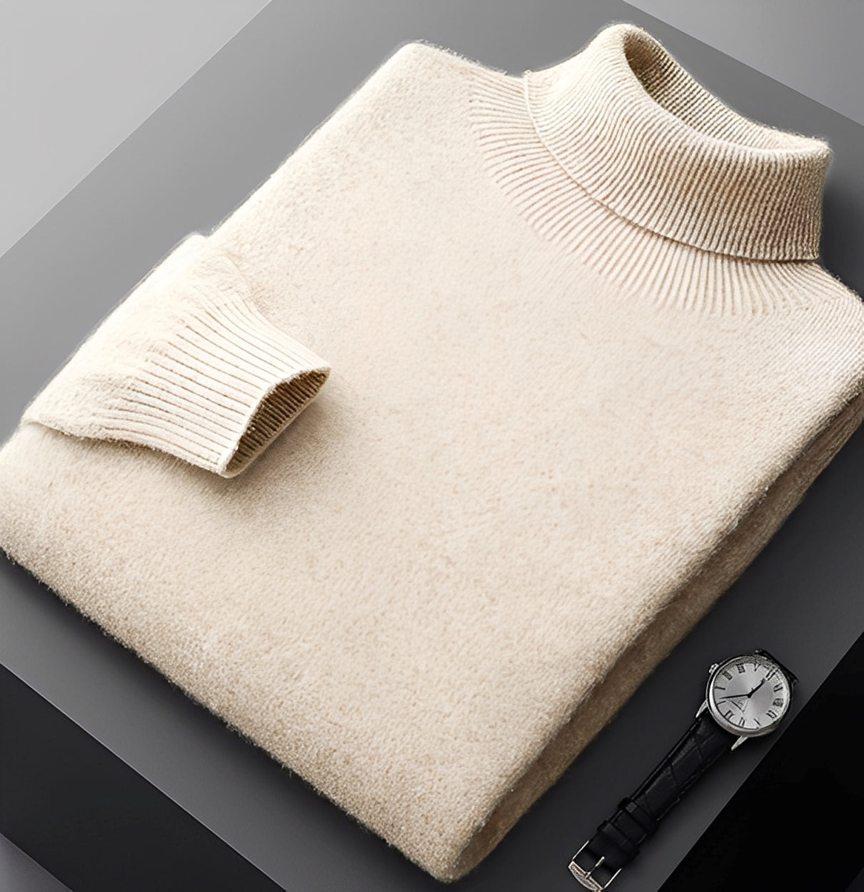Osborn - Eleganter Kaschmir-Rollkragenpullover für Herren