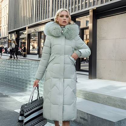 Marcellette - Winter-Steppmantel mit Kapuze für Damen
