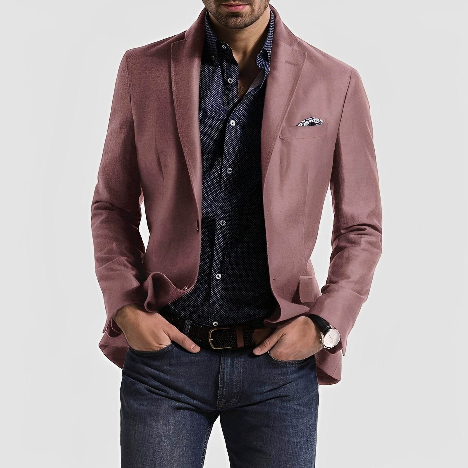 George - Stilvoller Herrenblazer mit Zweiknopfverschluss
