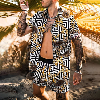 Lucas - Elegante Hawaii-Hemden-Set für Herren