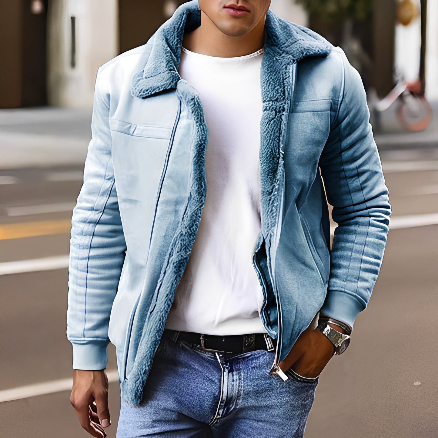 Josh - Elegante, warme Herrenjacke