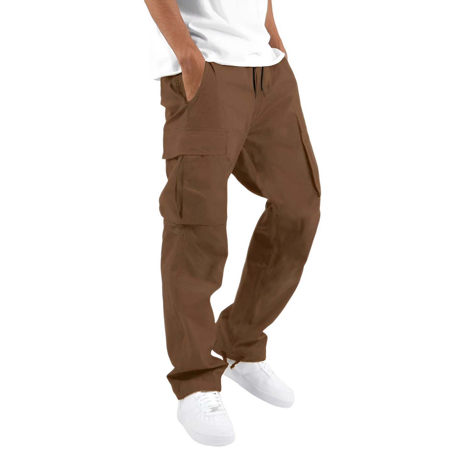 Cooper - Weit geschnittene Herren-Cargohose mit Kordelbund