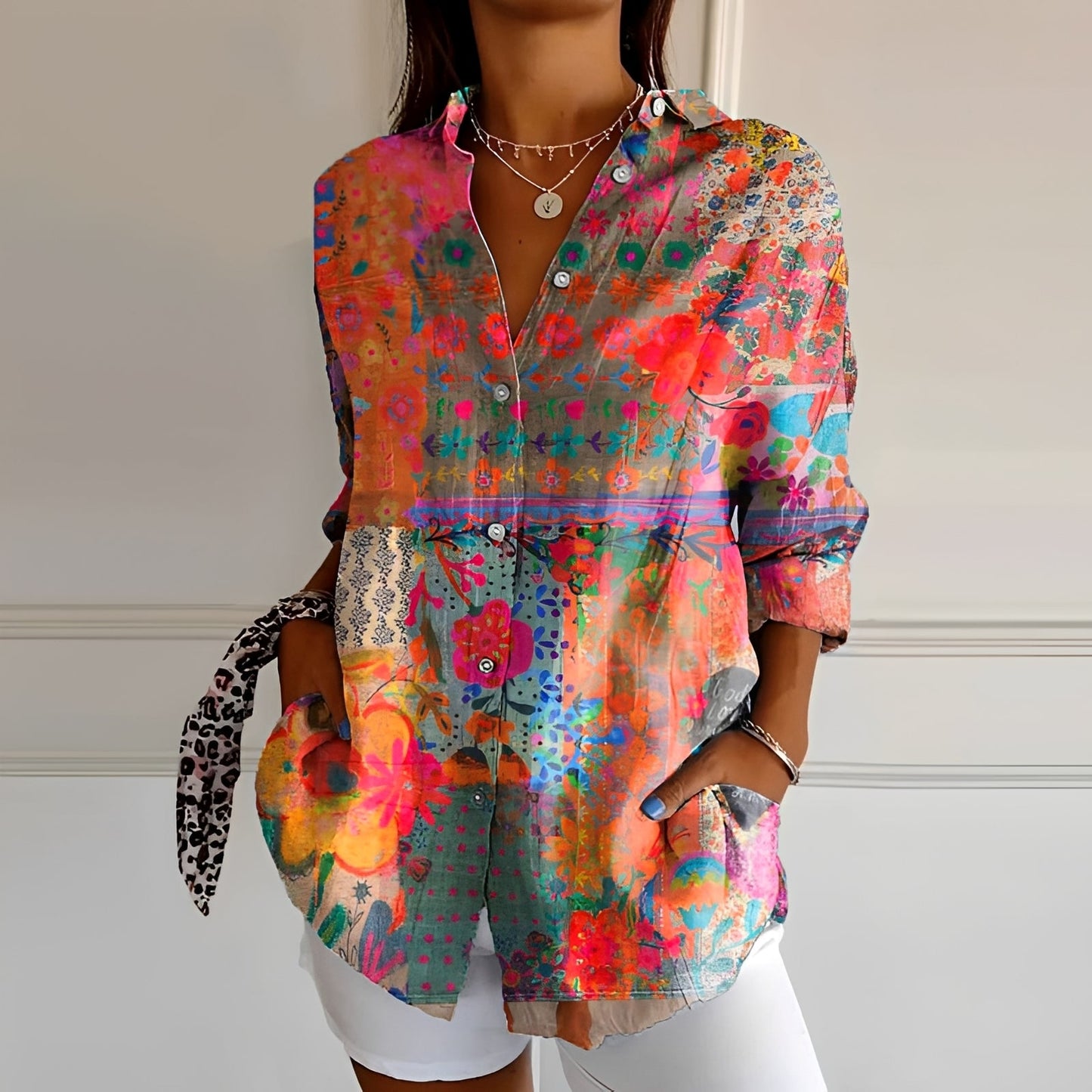 Anna - Stylische Bluse mit Print