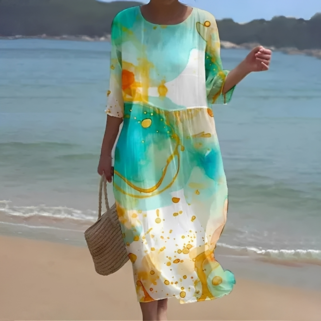 Angelica - Elegantes und fließendes Sommerkleid für Damen